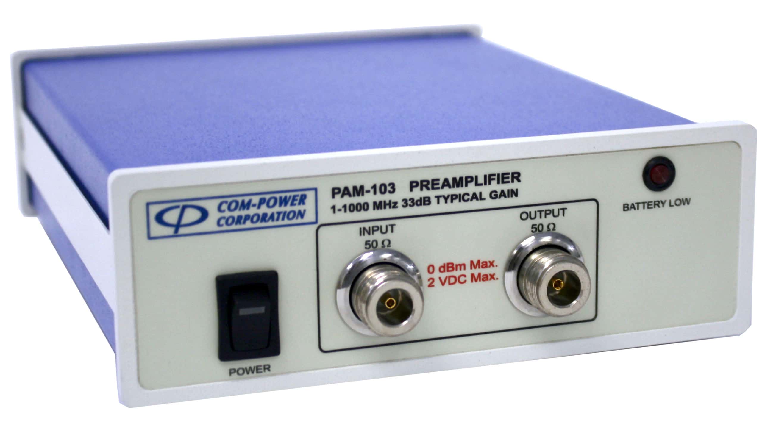 Preamplifier for EMI EMC Radiated Emissions Testing:1 MHz - 1 GHz